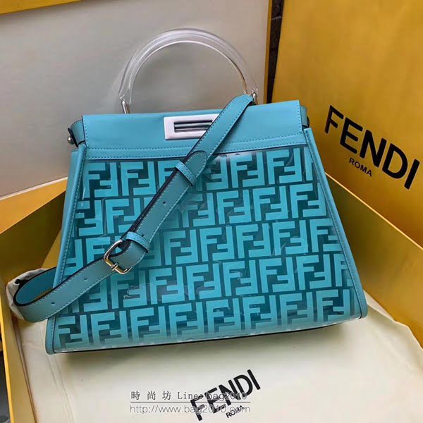 FENDI女包 FD最新款 2019夏季透明包 芬迪手提斜挎包  fdz2228